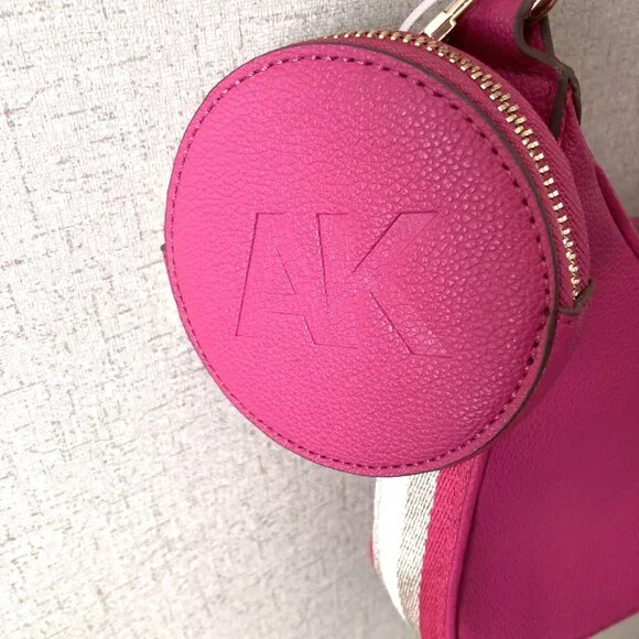 Ann Klein Pink Bag with Coin Purse - Picture 3 of 12